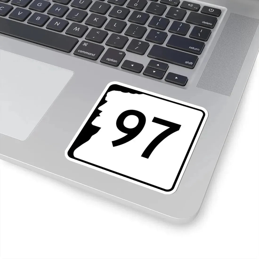 NH Route 97 (New Hampshire) (Road Sign) STICKER Vinyl Kiss-Cut Decal - The Sticker Space