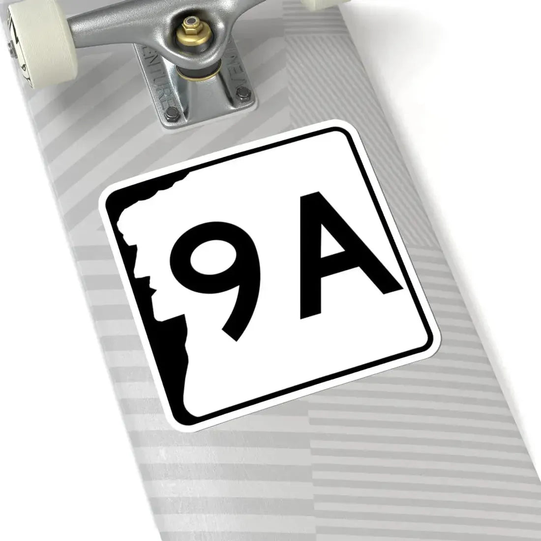 NH Route 9A (New Hampshire) (Road Sign) STICKER Vinyl Kiss-Cut Decal - The Sticker Space