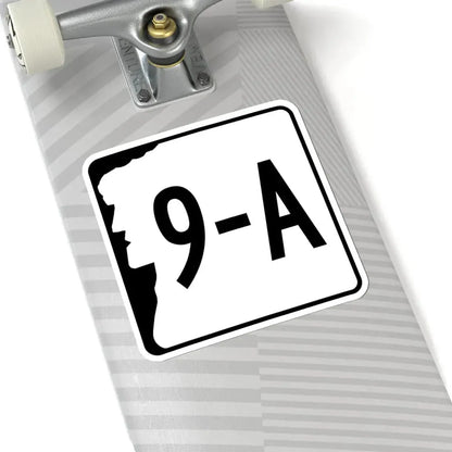 NH Route 9A variant (New Hampshire) (Road Sign) STICKER Vinyl Kiss-Cut Decal - The Sticker Space