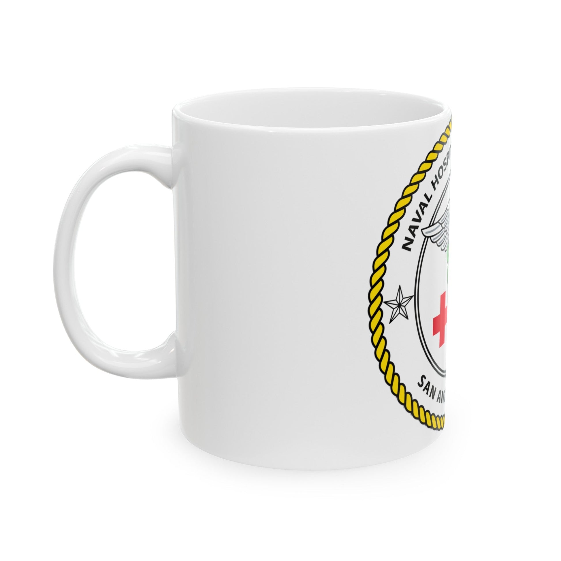 NHCS Texas (U.S. Navy) White Coffee Mug-The Sticker Space