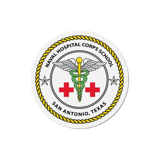 NHCS Texas (U.S. Navy) Refrigerator Magnet 3 Inch - The Sticker Space