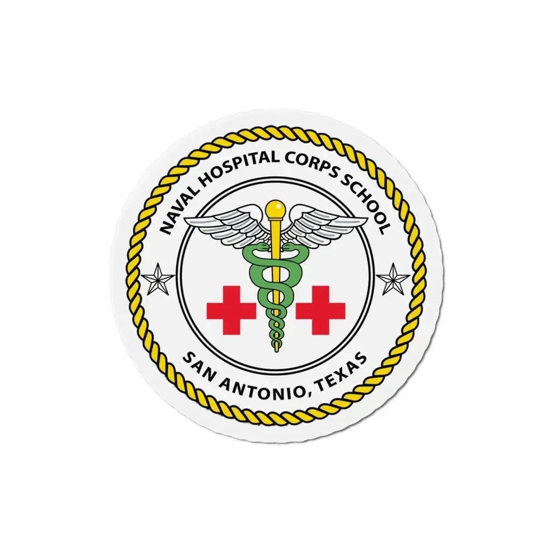 NHCS Texas (U.S. Navy) Refrigerator Magnet 4 Inch - The Sticker Space