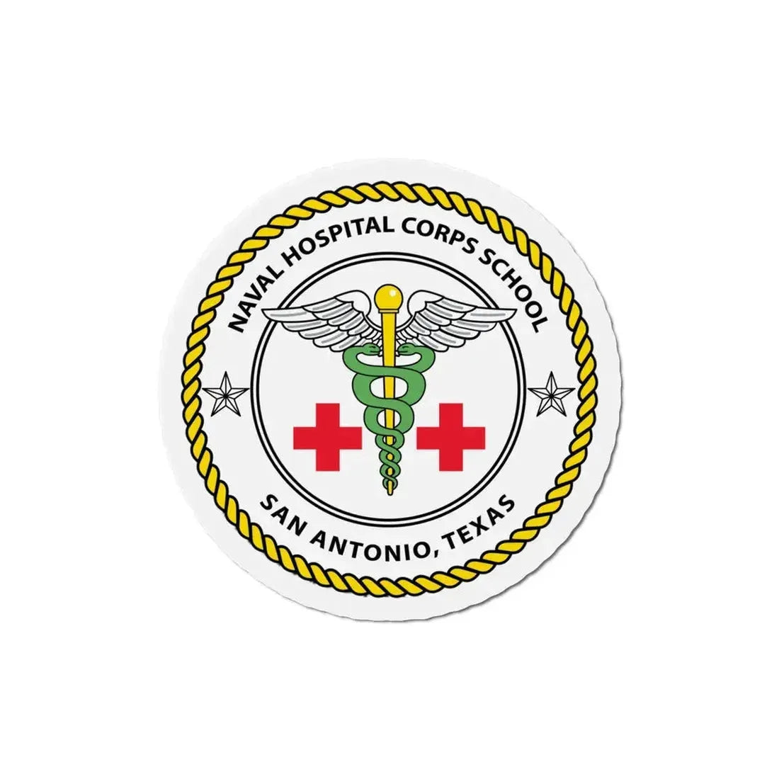 NHCS Texas (U.S. Navy) Refrigerator Magnet 5 Inch - The Sticker Space