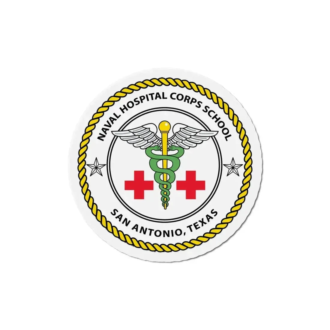 NHCS Texas (U.S. Navy) Refrigerator Magnet 6 Inch - The Sticker Space