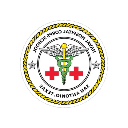 NHCS Texas (U.S. Navy) REVERSE PRINT Transparent Die-Cut STICKER 3 Inch Die-Cut Transparent - The Sticker Space