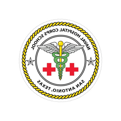 NHCS Texas (U.S. Navy) REVERSE PRINT Transparent Die-Cut STICKER 5 Inch Die-Cut Transparent - The Sticker Space