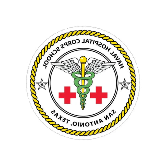 NHCS Texas (U.S. Navy) REVERSE PRINT Transparent Die-Cut STICKER 6 Inch Die-Cut Transparent - The Sticker Space