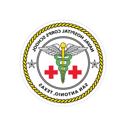 NHCS Texas (U.S. Navy) REVERSE PRINT Transparent Die-Cut STICKER - The Sticker Space