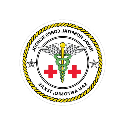 NHCS Texas (U.S. Navy) REVERSE PRINT Transparent Die-Cut STICKER - The Sticker Space