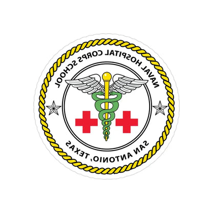 NHCS Texas (U.S. Navy) REVERSE PRINT Transparent Die-Cut STICKER - The Sticker Space
