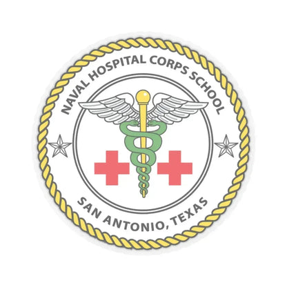 NHCS Texas (U.S. Navy) STICKER Vinyl Kiss-Cut Decal 2 Inch Transparent - The Sticker Space