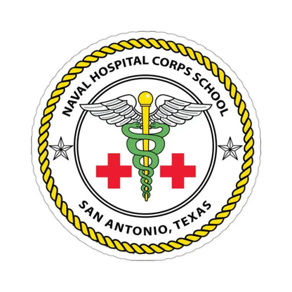NHCS Texas (U.S. Navy) STICKER Vinyl Kiss-Cut Decal 2 Inch White - The Sticker Space