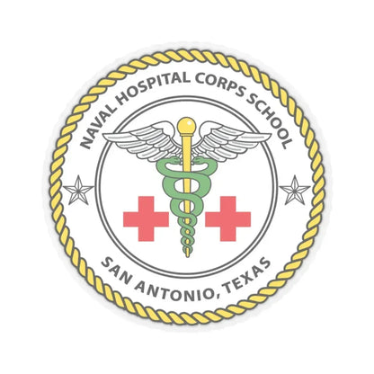 NHCS Texas (U.S. Navy) STICKER Vinyl Kiss-Cut Decal 3 Inch Transparent - The Sticker Space