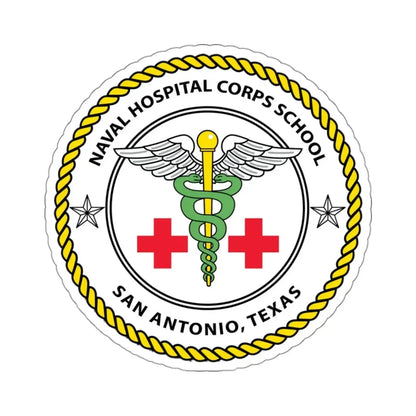 NHCS Texas (U.S. Navy) STICKER Vinyl Kiss-Cut Decal 3 Inch White - The Sticker Space