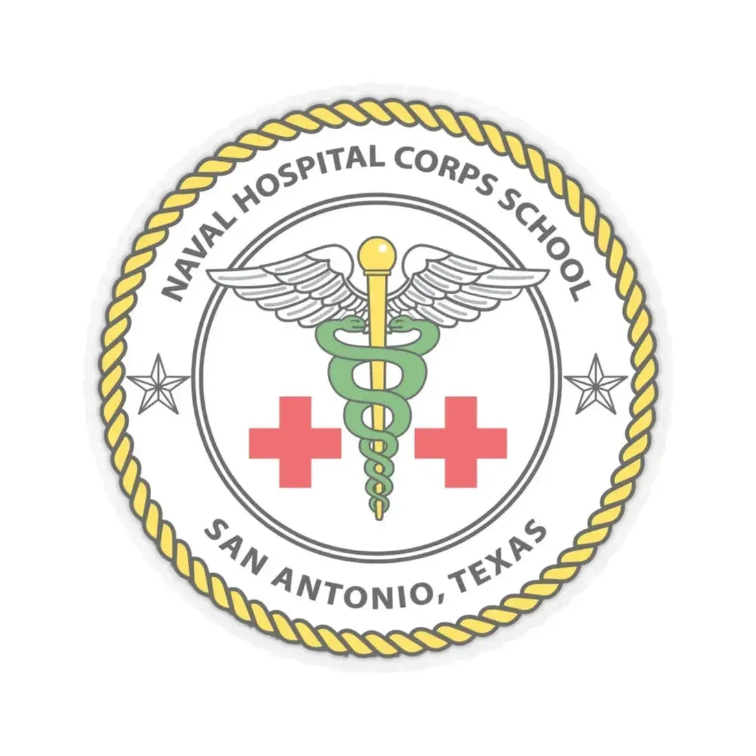 NHCS Texas (U.S. Navy) STICKER Vinyl Kiss-Cut Decal 4 Inch Transparent - The Sticker Space