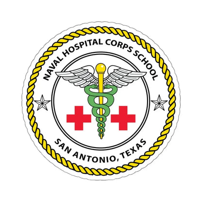 NHCS Texas (U.S. Navy) STICKER Vinyl Kiss-Cut Decal 4 Inch White - The Sticker Space
