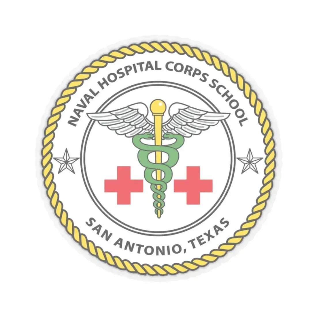 NHCS Texas (U.S. Navy) STICKER Vinyl Kiss-Cut Decal 6 Inch Transparent - The Sticker Space