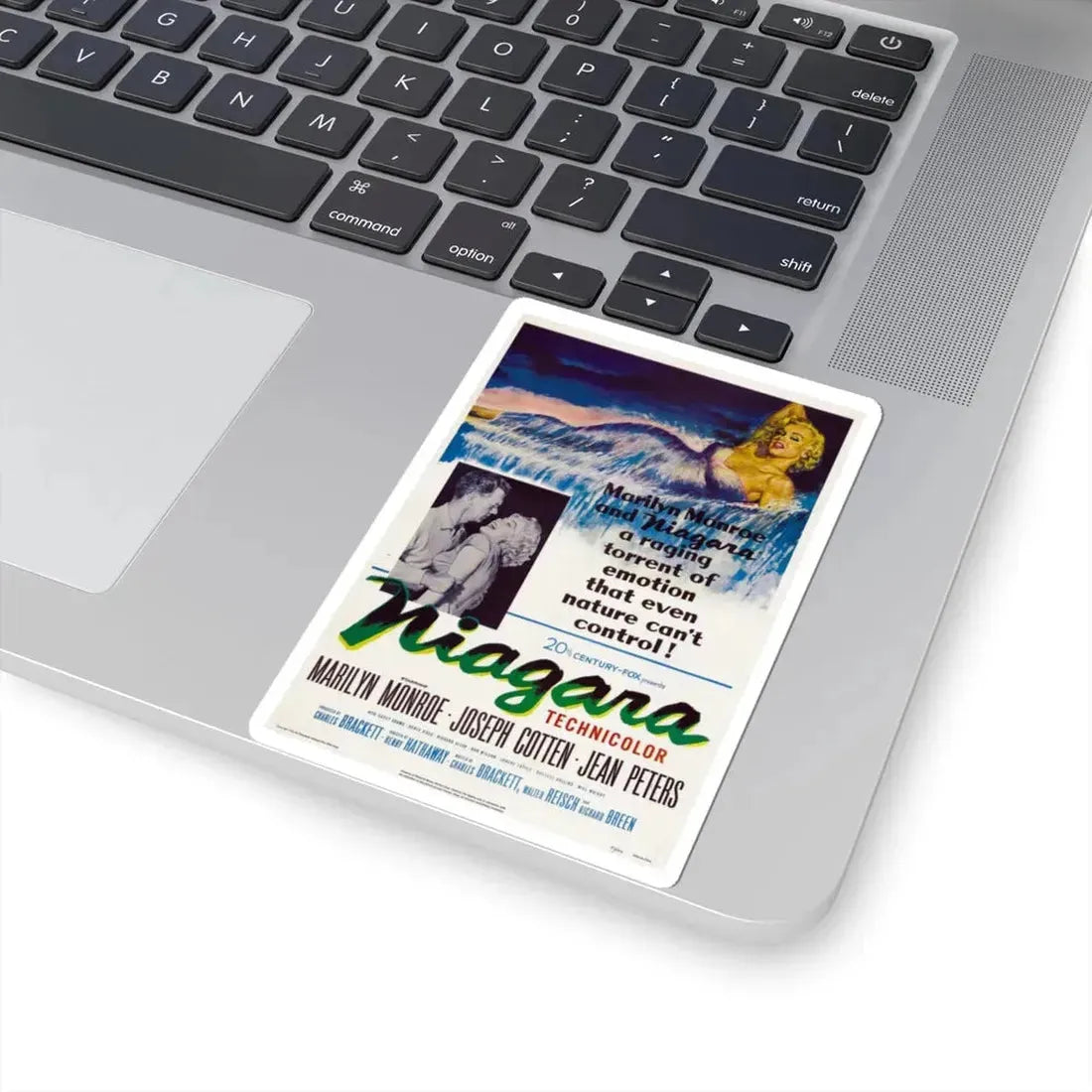 Niagara 1953 Movie Poster - STICKER Vinyl Kiss-Cut Decal - The Sticker Space