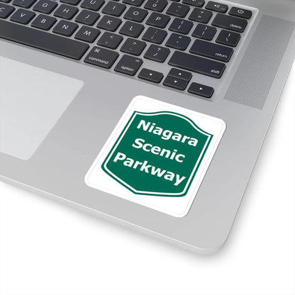 Niagara Scenic Pkwy Shield (New York) (Road Sign) STICKER Vinyl Kiss-Cut Decal - The Sticker Space