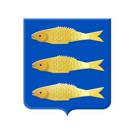 Nibbixwoud wapen (Netherlands) (Coat of Arms) STICKER Vinyl Kiss-Cut Decal 2 Inch White - The Sticker Space