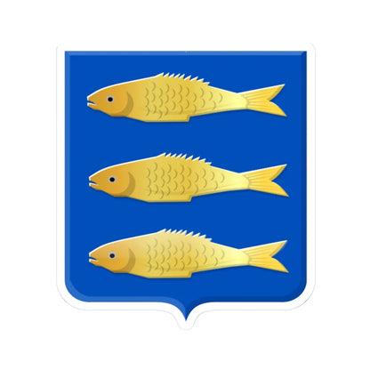 Nibbixwoud wapen (Netherlands) (Coat of Arms) STICKER Vinyl Kiss-Cut Decal 3 Inch White - The Sticker Space