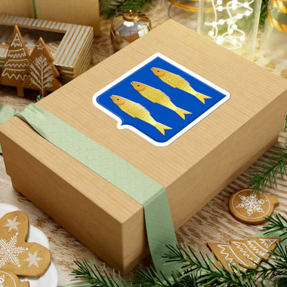 Nibbixwoud wapen (Netherlands) (Coat of Arms) STICKER Vinyl Kiss-Cut Decal - The Sticker Space