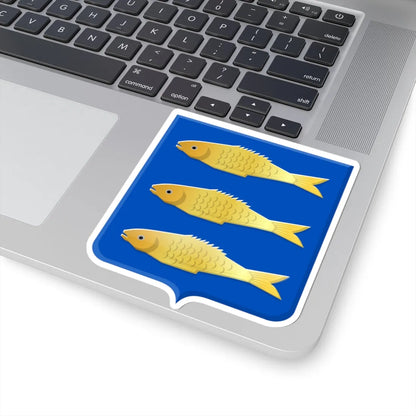 Nibbixwoud wapen (Netherlands) (Coat of Arms) STICKER Vinyl Kiss-Cut Decal - The Sticker Space