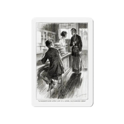 Nid and Nod (1), St. Nicholas magazine, February 1923 (Magazine Illustration) Refrigerator Magnet 4 Inch - The Sticker Space