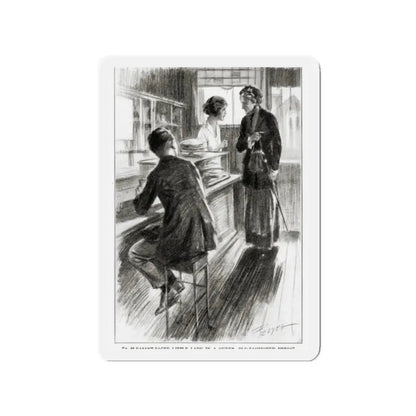 Nid and Nod (1), St. Nicholas magazine, February 1923 (Magazine Illustration) Refrigerator Magnet - The Sticker Space