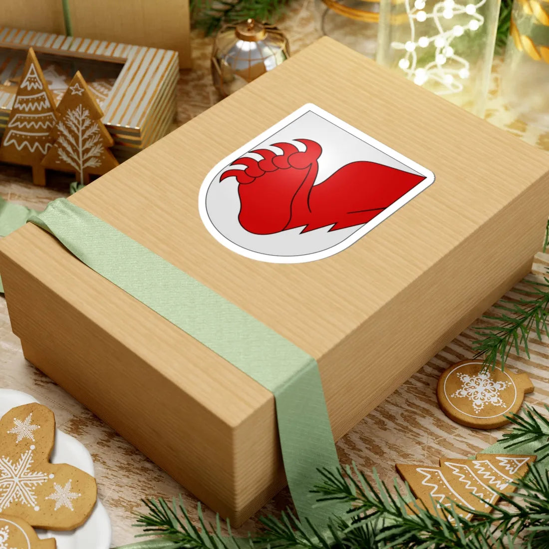 Nidau district-coat of arms (Switzerland) (Coat of Arms) STICKER Vinyl Kiss-Cut Decal - The Sticker Space