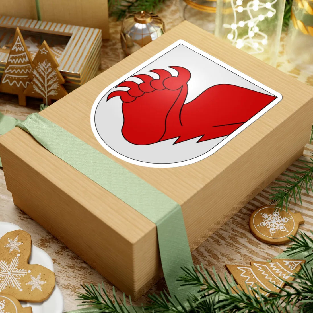 Nidau district-coat of arms (Switzerland) (Coat of Arms) STICKER Vinyl Kiss-Cut Decal - The Sticker Space