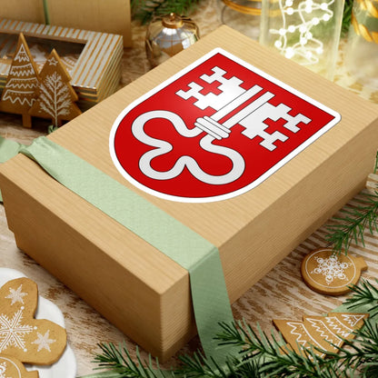 Nidwald-coat of arms (Switzerland) (Coat of Arms) STICKER Vinyl Kiss-Cut Decal - The Sticker Space