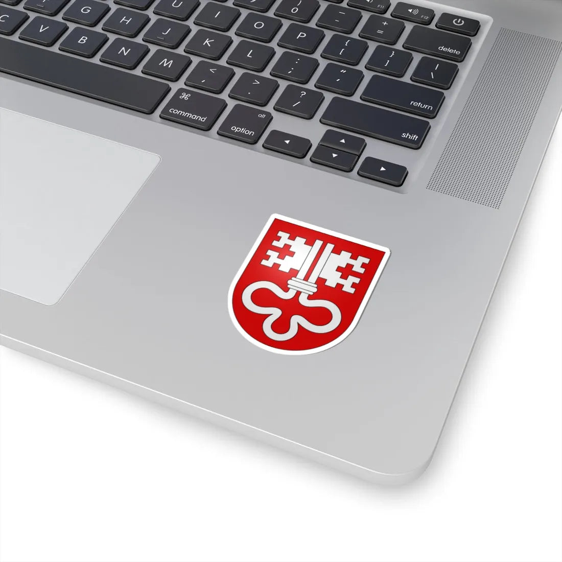 Nidwald-coat of arms (Switzerland) (Coat of Arms) STICKER Vinyl Kiss-Cut Decal - The Sticker Space