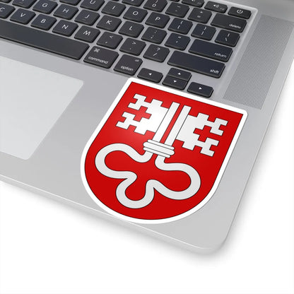Nidwald-coat of arms (Switzerland) (Coat of Arms) STICKER Vinyl Kiss-Cut Decal - The Sticker Space