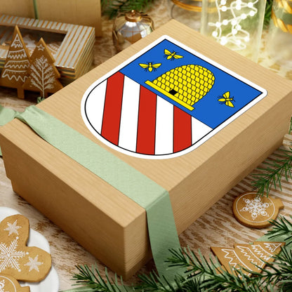 Niederbüren-blazon (Switzerland) (Coat of Arms) STICKER Vinyl Kiss-Cut Decal - The Sticker Space