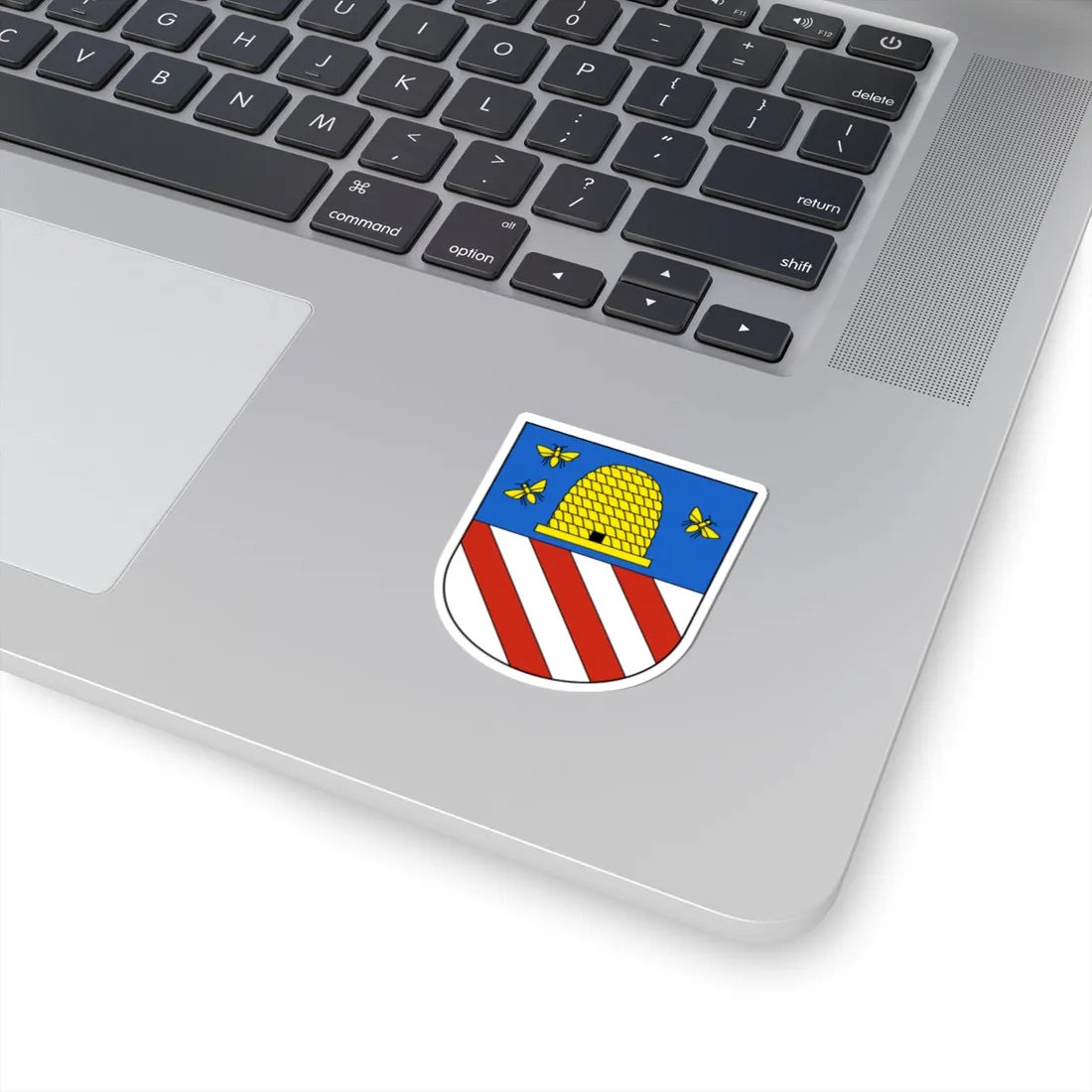 Niederbüren-blazon (Switzerland) (Coat of Arms) STICKER Vinyl Kiss-Cut Decal - The Sticker Space