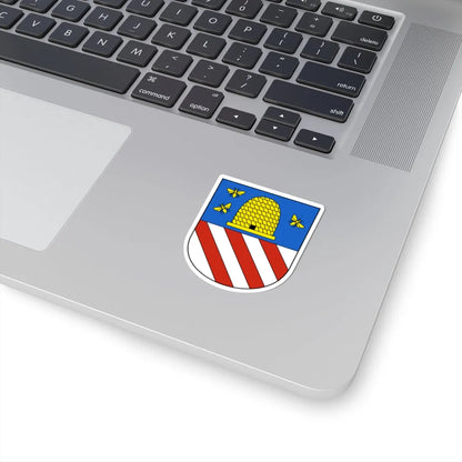 Niederbüren-blazon (Switzerland) (Coat of Arms) STICKER Vinyl Kiss-Cut Decal - The Sticker Space