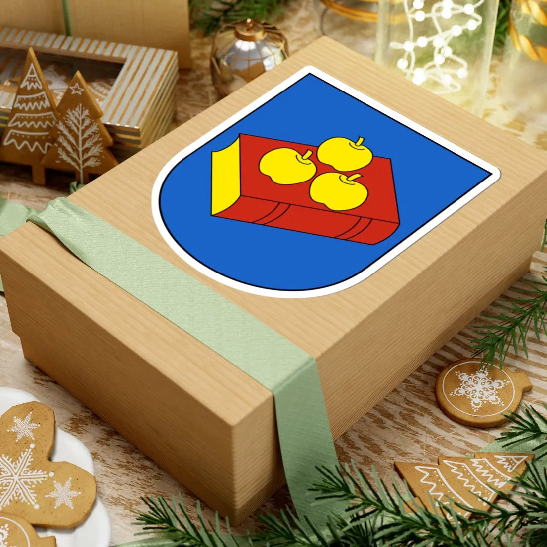 Niederbuchsiten-blazon (Switzerland) (Coat of Arms) STICKER Vinyl Kiss-Cut Decal - The Sticker Space