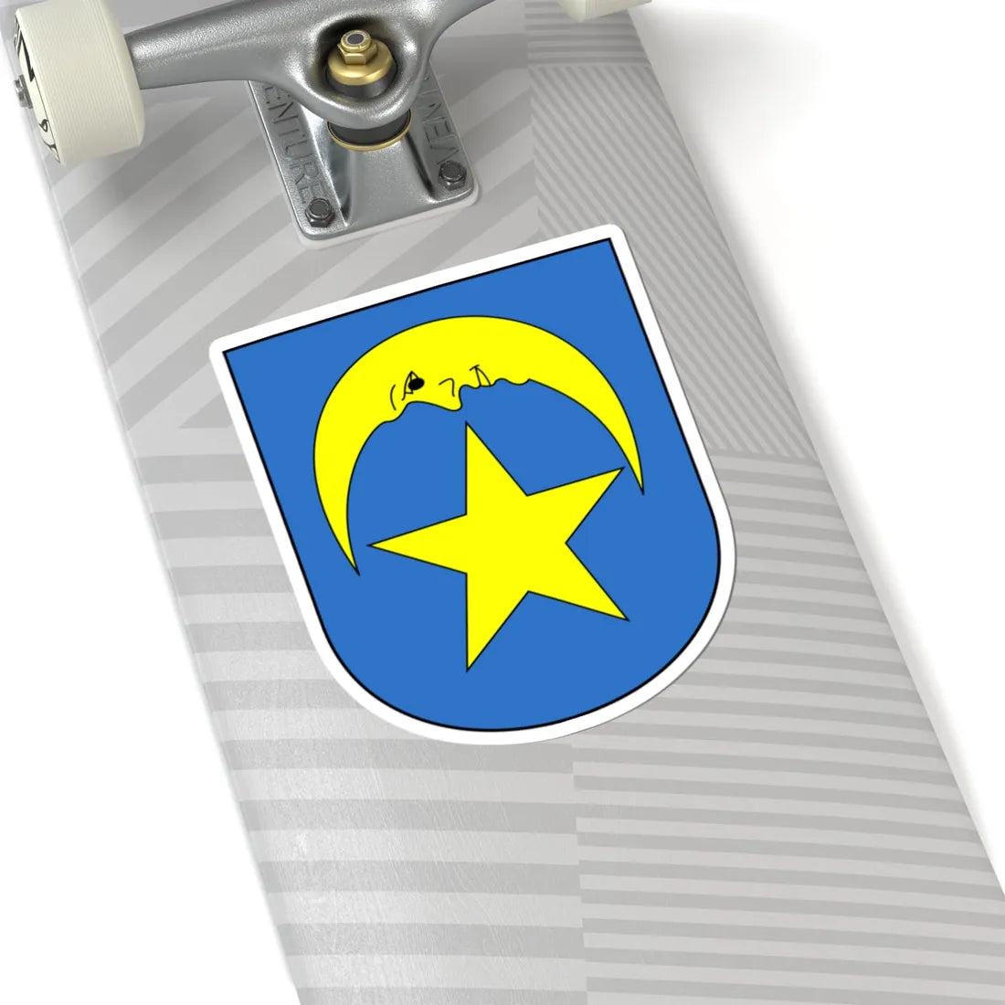 Niederglatt-blazon (Switzerland) (Coat of Arms) STICKER Vinyl Kiss-Cut Decal - The Sticker Space