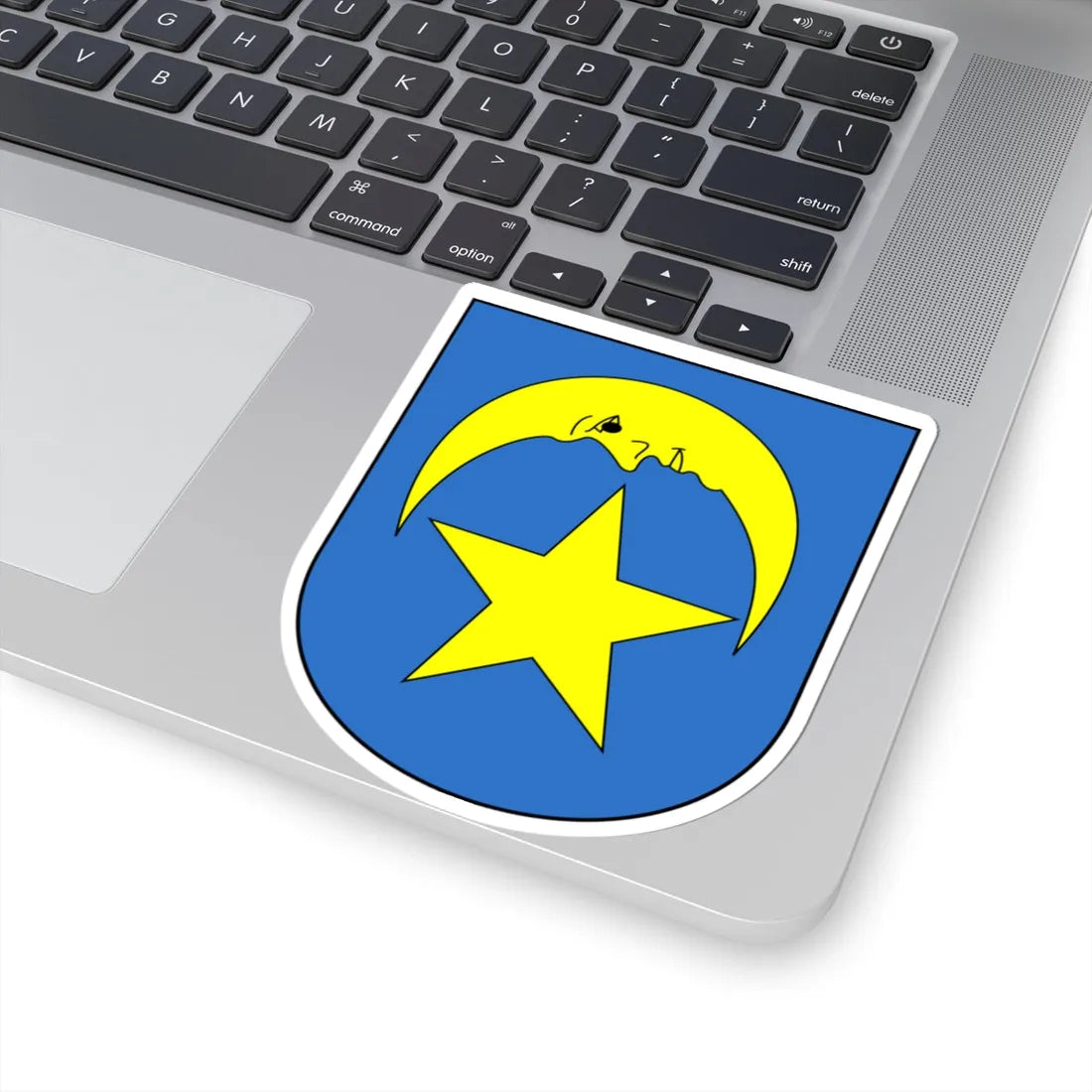 Niederglatt-blazon (Switzerland) (Coat of Arms) STICKER Vinyl Kiss-Cut Decal - The Sticker Space