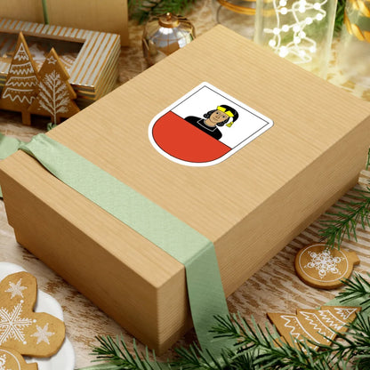 Niederhasli-blazon (Switzerland) (Coat of Arms) STICKER Vinyl Kiss-Cut Decal - The Sticker Space