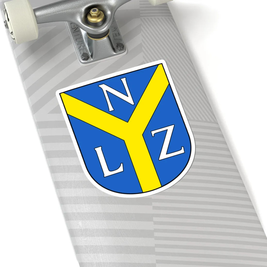 Niederhelfenschwil-blazon (Switzerland) (Coat of Arms) STICKER Vinyl Kiss-Cut Decal - The Sticker Space