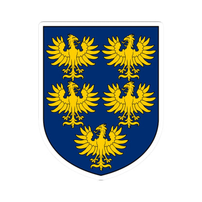 Niederösterreich CoA shield (Austria) (Coat of Arms) STICKER Vinyl Kiss-Cut Decal 2 Inch White - The Sticker Space