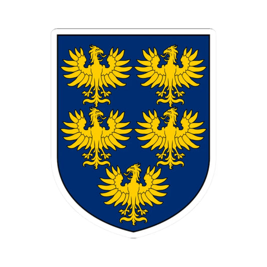 Niederösterreich CoA shield (Austria) (Coat of Arms) STICKER Vinyl Kiss-Cut Decal 2 Inch White - The Sticker Space