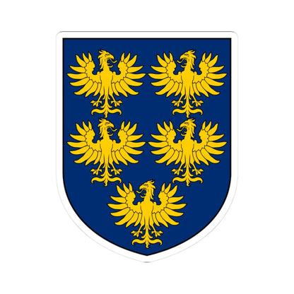 Niederösterreich CoA shield (Austria) (Coat of Arms) STICKER Vinyl Kiss-Cut Decal 3 Inch White - The Sticker Space