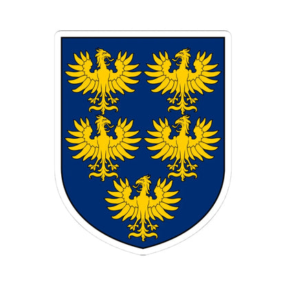 Niederösterreich CoA shield (Austria) (Coat of Arms) STICKER Vinyl Kiss-Cut Decal 4 Inch White - The Sticker Space