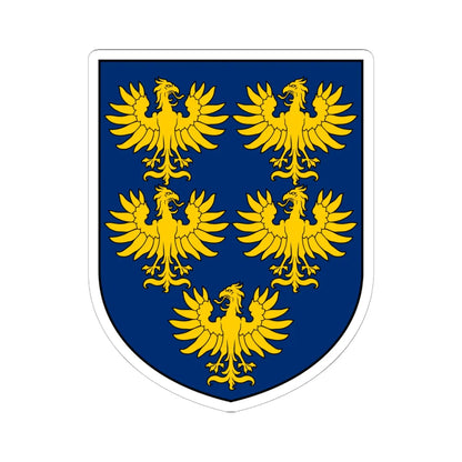 Niederösterreich CoA shield (Austria) (Coat of Arms) STICKER Vinyl Kiss-Cut Decal 6 Inch White - The Sticker Space
