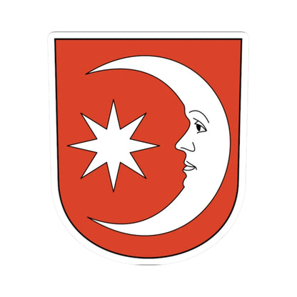 Niederweningen-blazon (Switzerland) (Coat of Arms) STICKER Vinyl Kiss-Cut Decal 2 Inch White - The Sticker Space