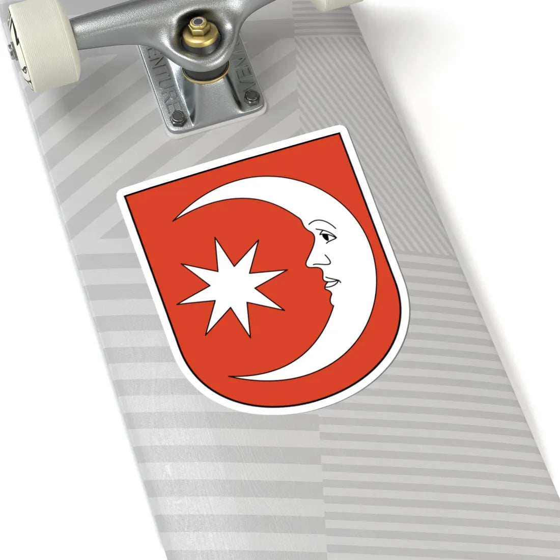 Niederweningen-blazon (Switzerland) (Coat of Arms) STICKER Vinyl Kiss-Cut Decal - The Sticker Space