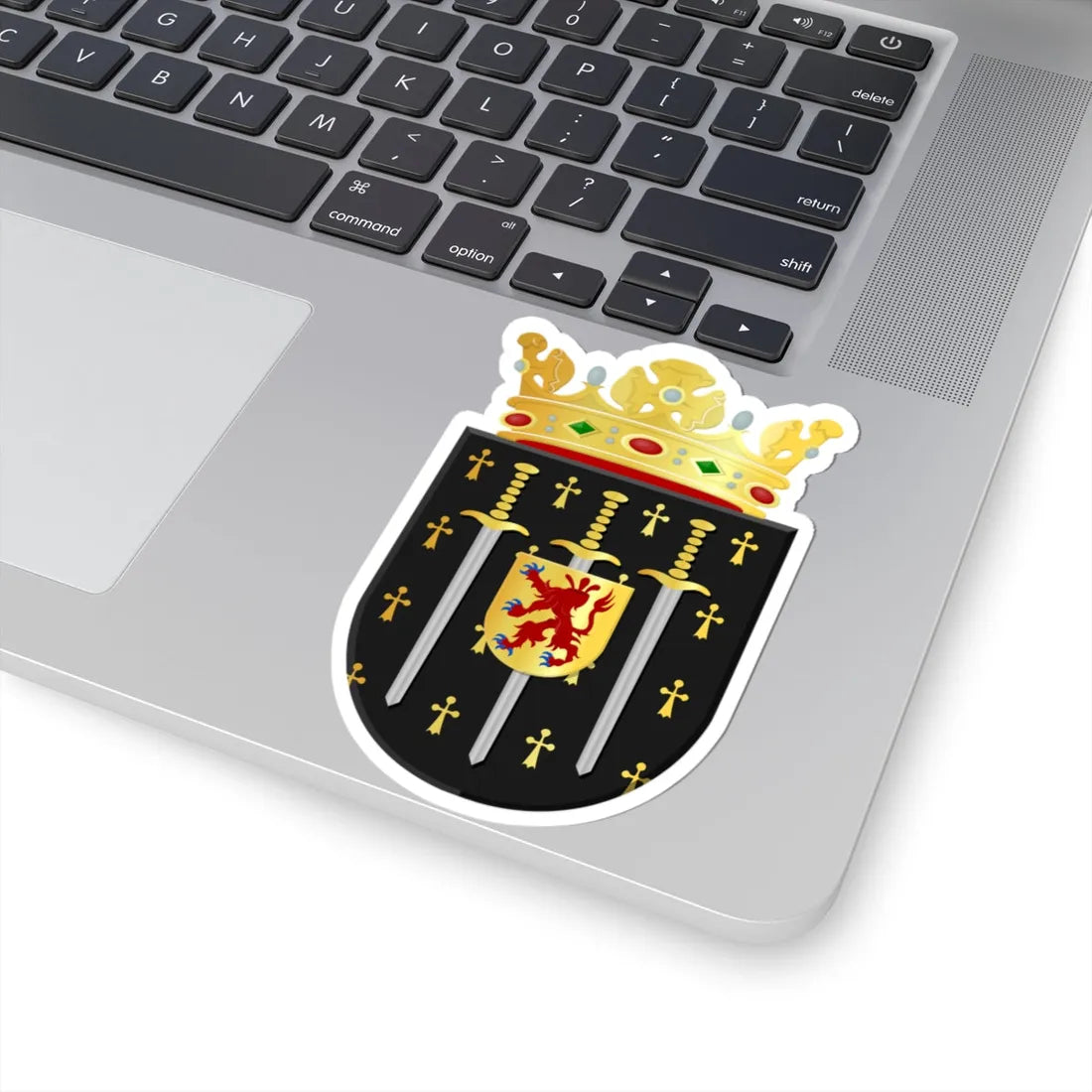 NIEDORP wapen 1971 (Netherlands) (Coat of Arms) STICKER Vinyl Kiss-Cut Decal - The Sticker Space